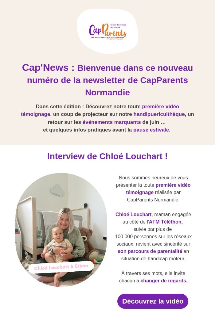 Aperçu newsletter