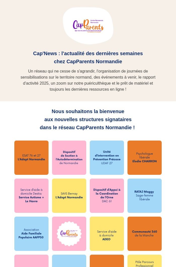 Aperçu newsletter